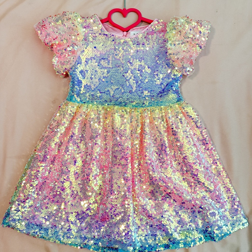 Lola + The Boys Sequin Ombré Dress